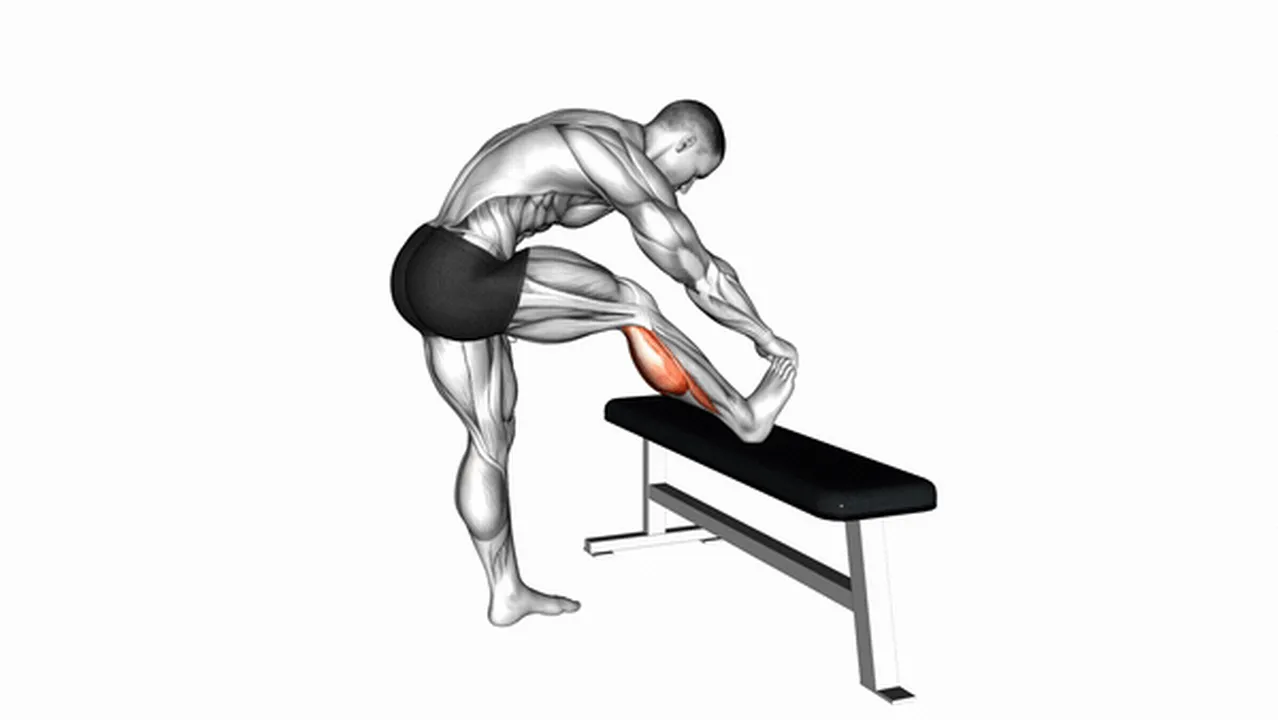 How to do the Standing Gastrocnemius Calf Stretch? Image