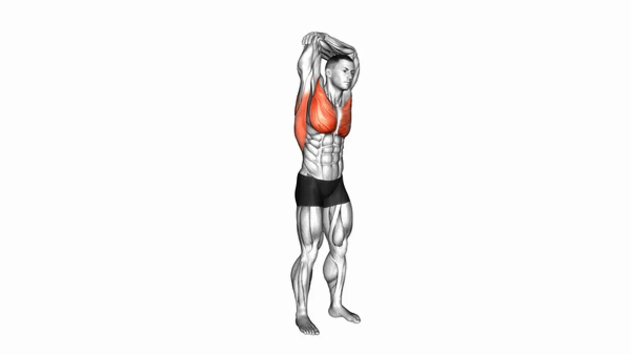 Standing Reach Up Back Rotation Stretch