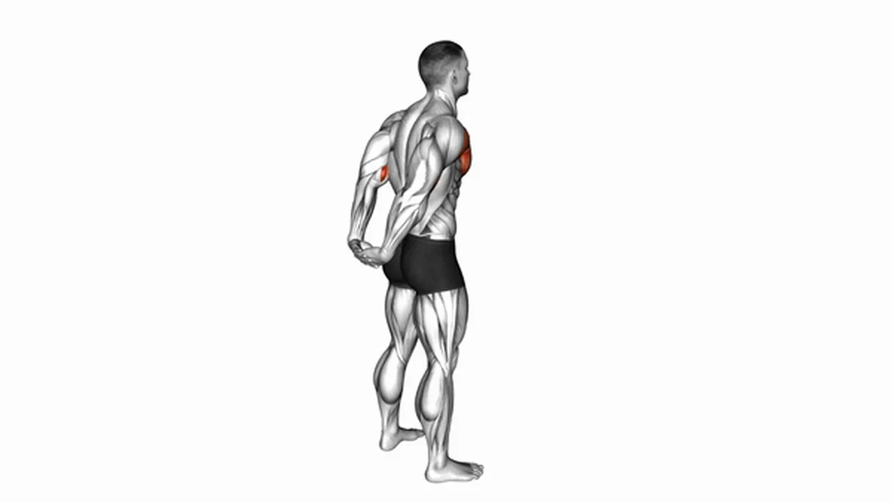 How to do the Standing Reverse Shoulder Stretch? Image