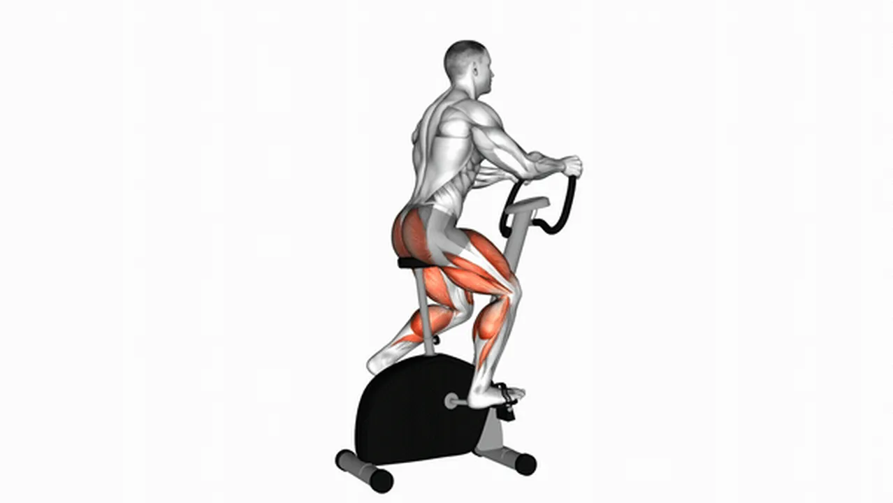 How to do stationary bike walk cardio? Image