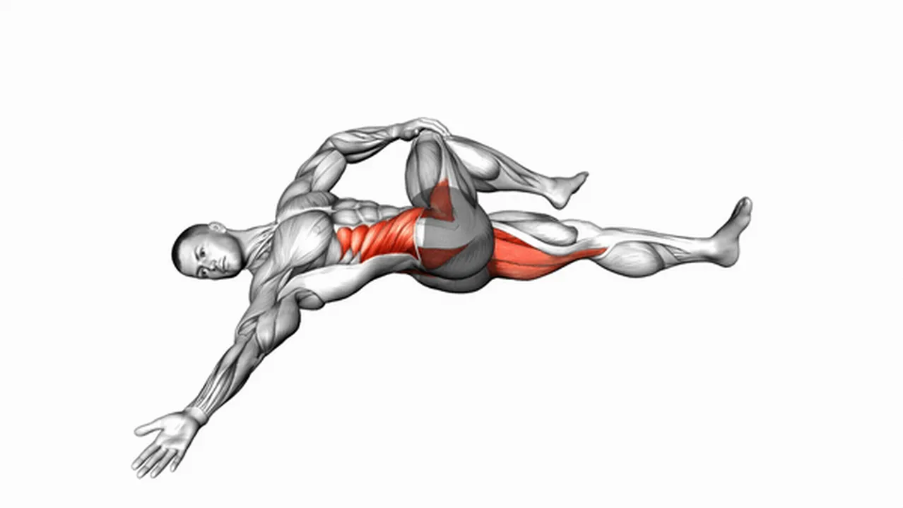 What are the benefits of the Supine Spinal Twist Yoga Pose? Image