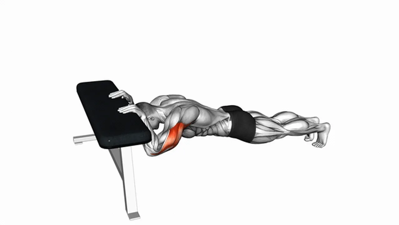 What are the benefits of the Triceps Press (Head Below Bench)? Image