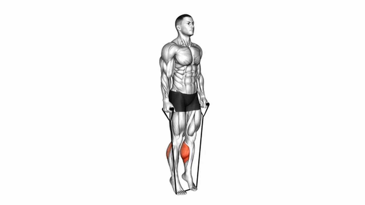 How to do the Two Legs Calf Raise with Band? Image