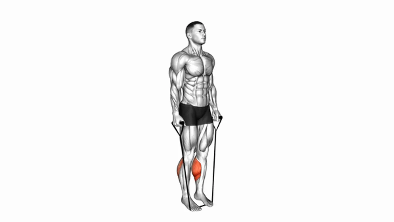 Two Legs Calf Raise with Band