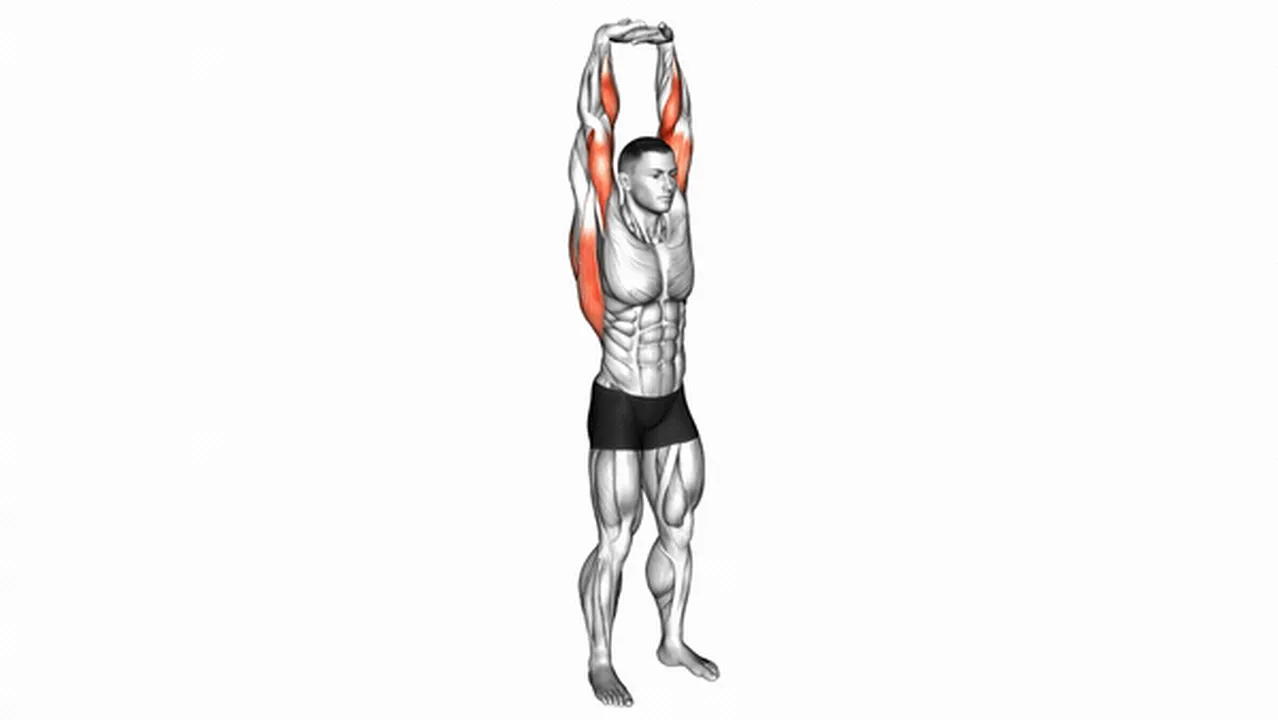 What are the benefits of the Vertical Arm Stretch? Image