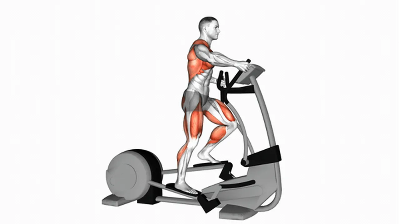 How to walk on an elliptical cross trainer? Image