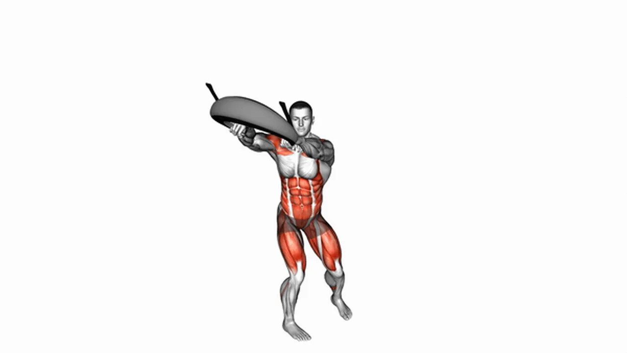 Common Weighted Bag Wood Chop Squat variations Image