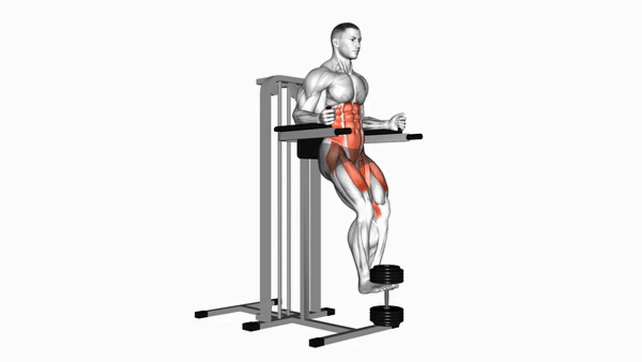 What are the benefits of Weighted Captain's Chair Leg Raises? Image