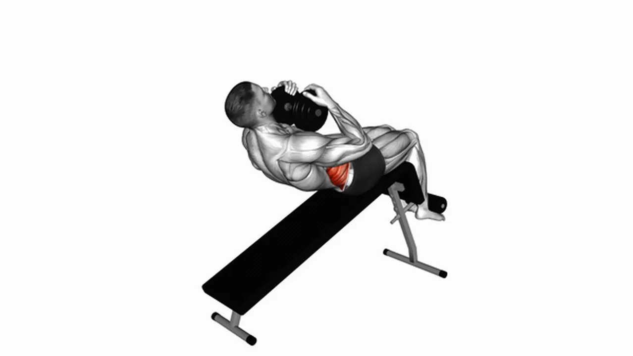 How to do Weighted Decline Twist Sit-Ups? Image