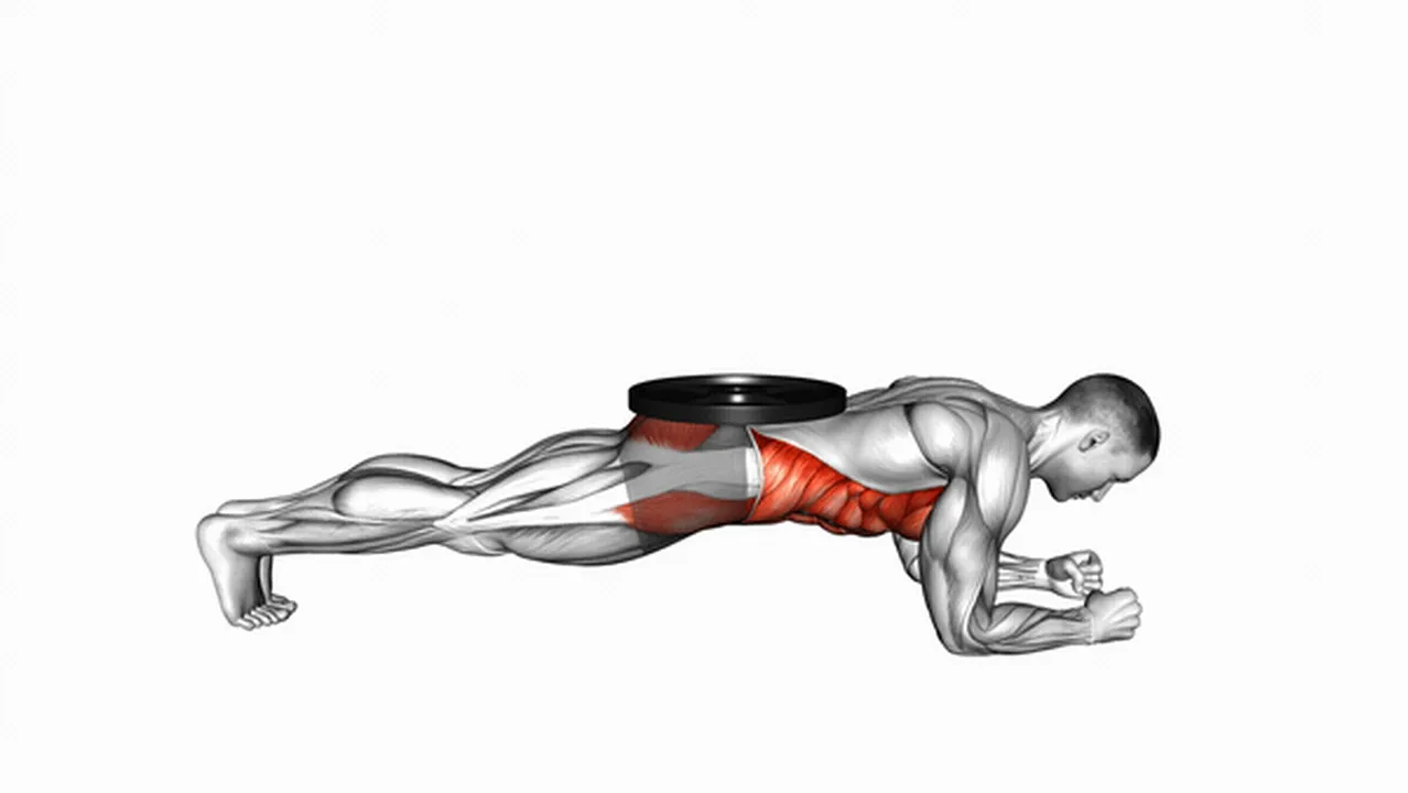 Common weighted front plank variations Image