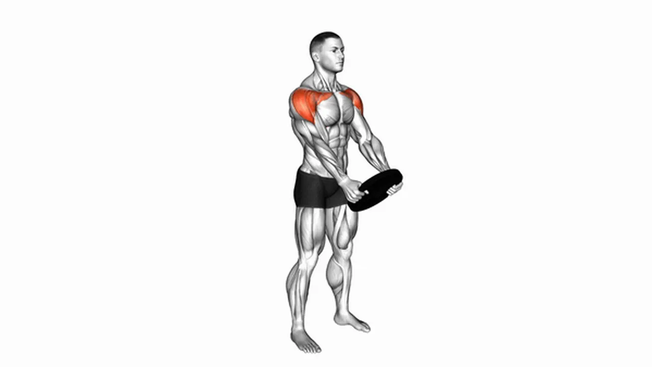 What are the benefits of weighted front raises? Image