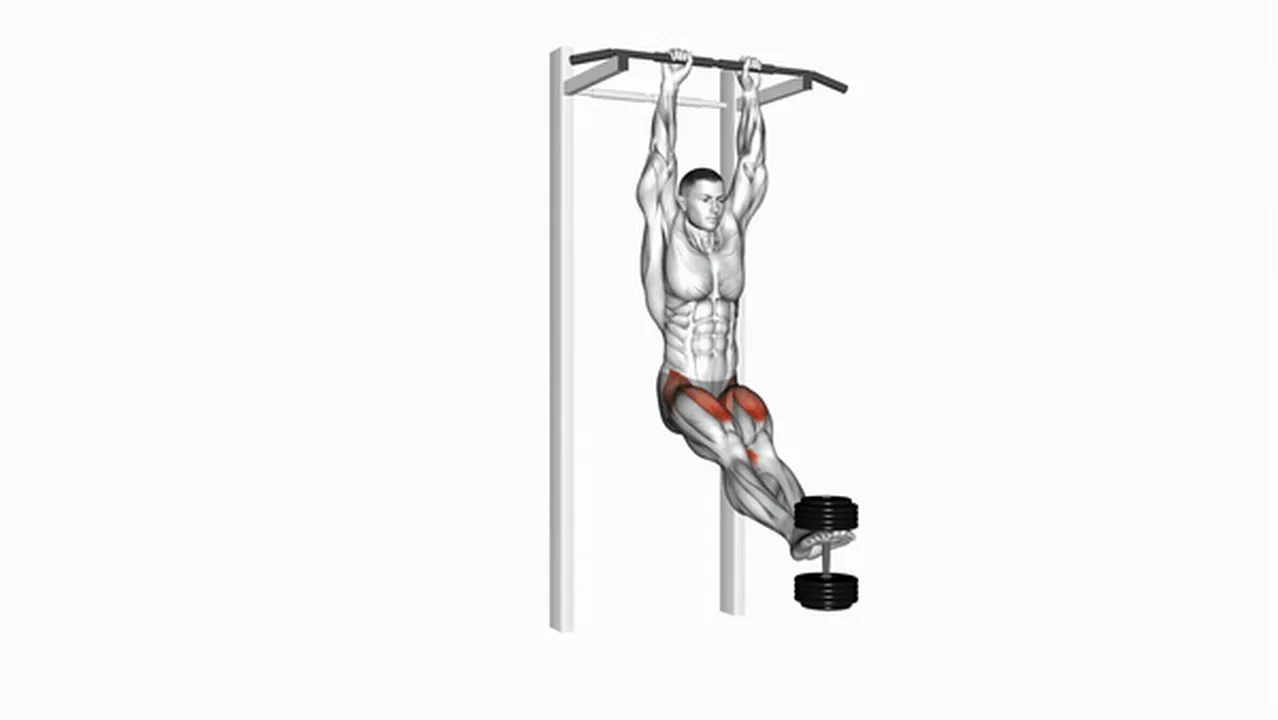 Common variations of weighted hanging straight leg raises Image