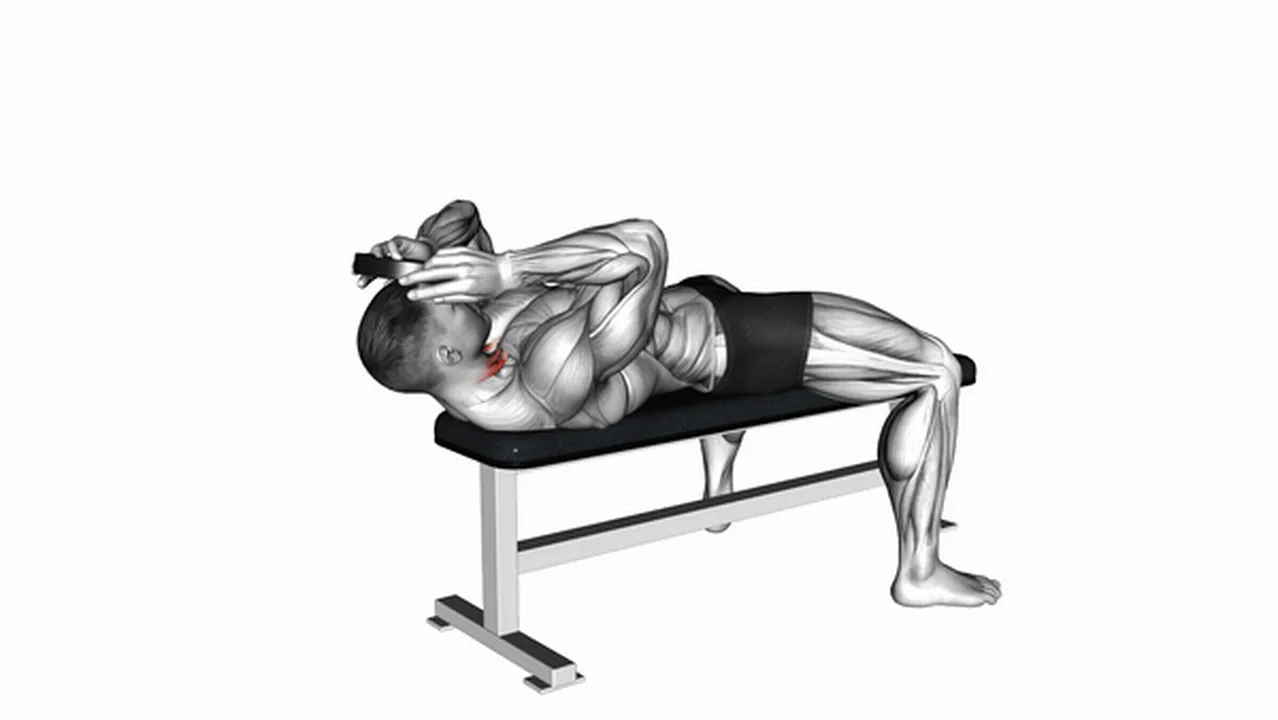 How to do Weighted Lying Neck Flexion? Image