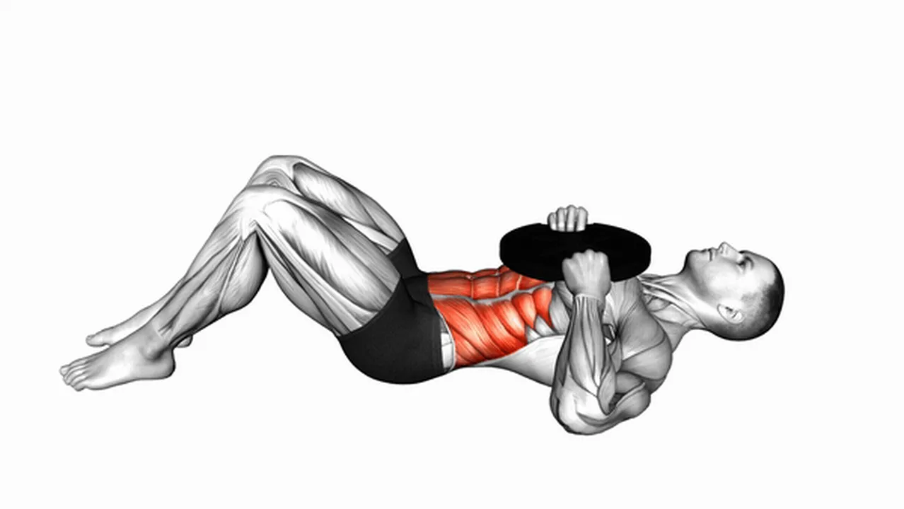 What are the benefits of Weighted Plate Lying Crunches? Image