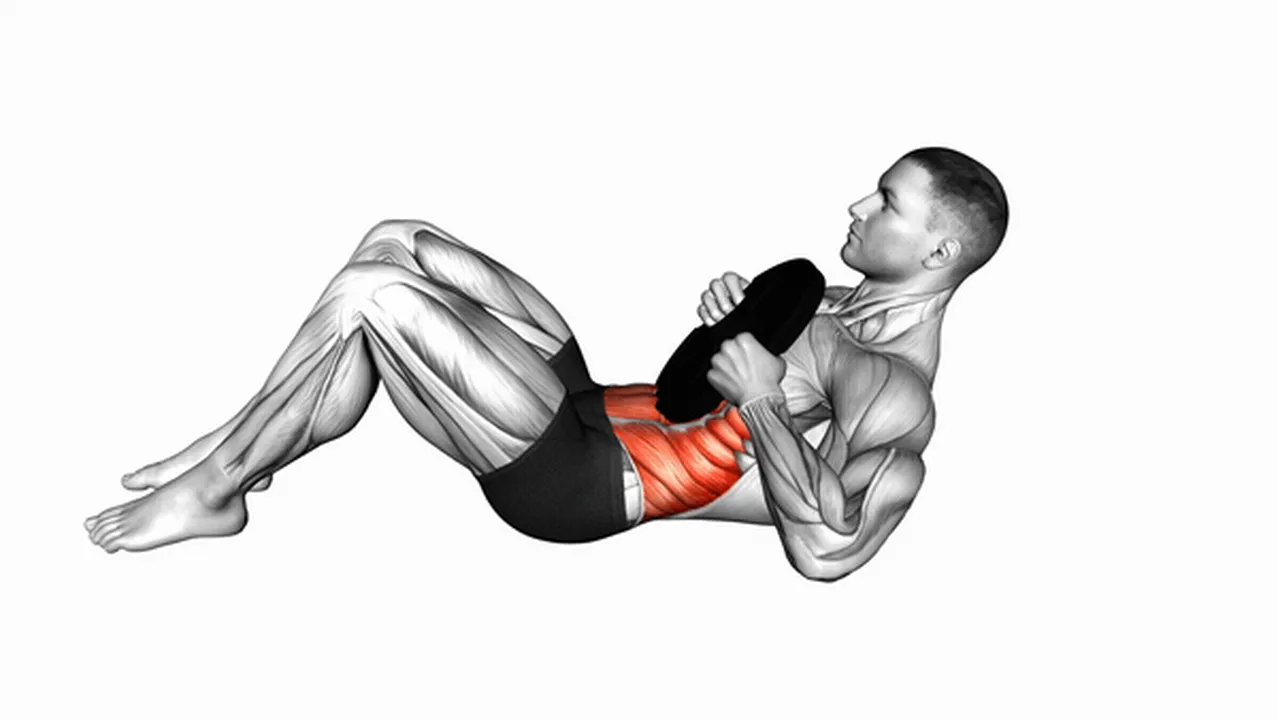 Common mistakes during Weighted Plate Lying Crunches Image