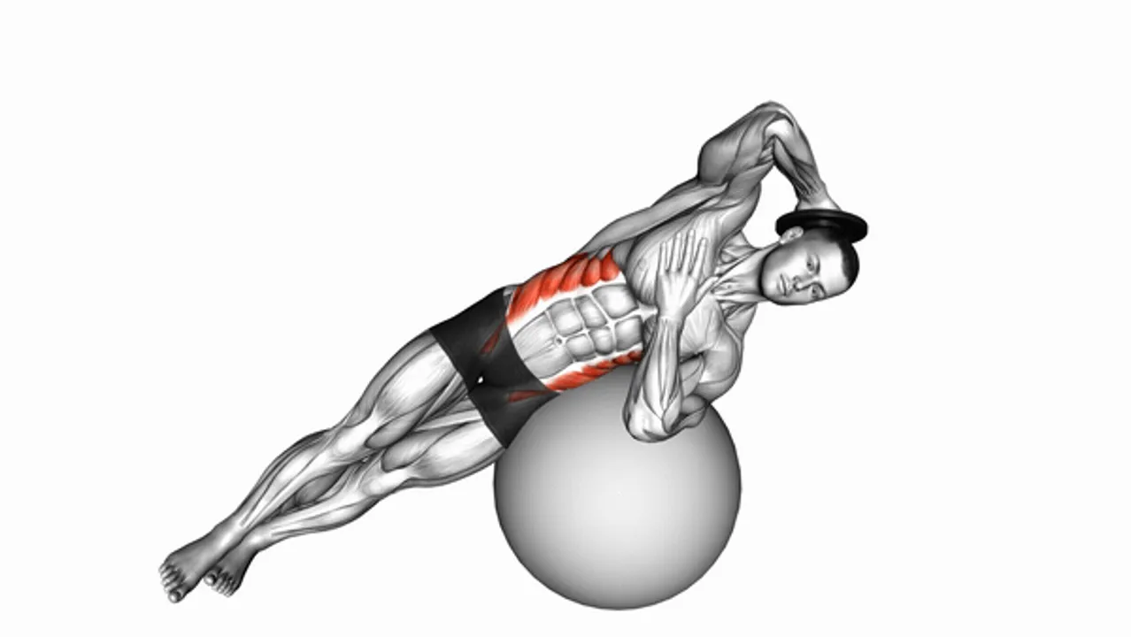 Weighted Side Bend on Stability Ball