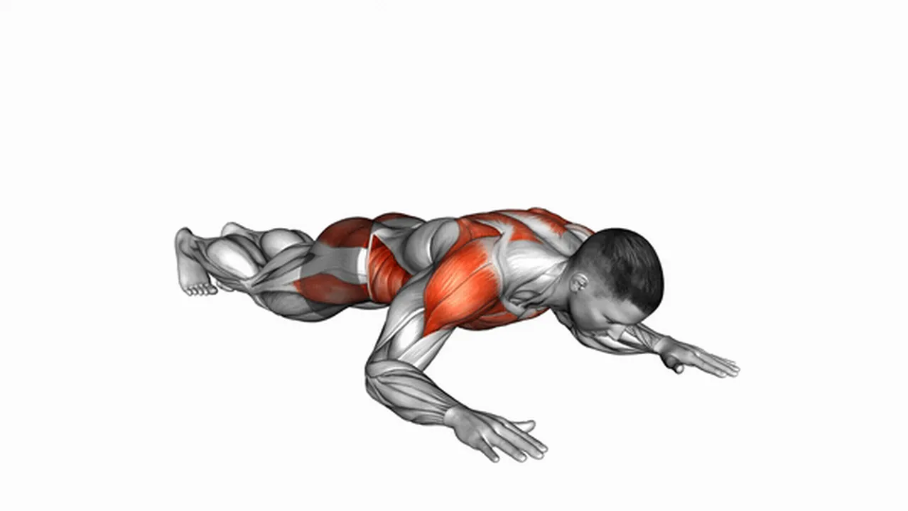 What are the benefits of the Wide Front Elbow Plank? Image