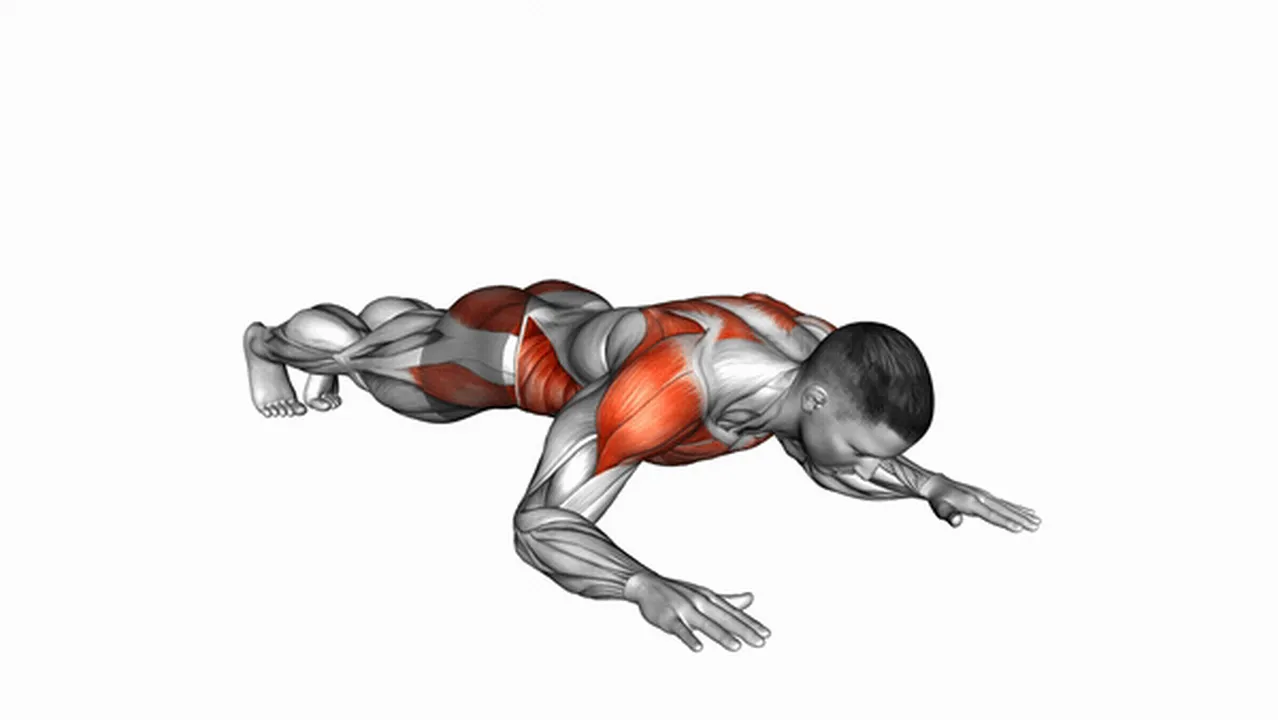 How to do Wide Front Elbow Plank? Image