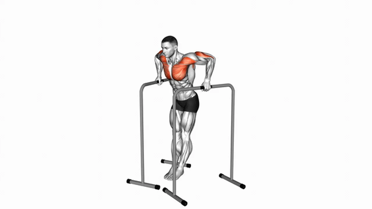 Common mistakes during wide grip chest dips Image