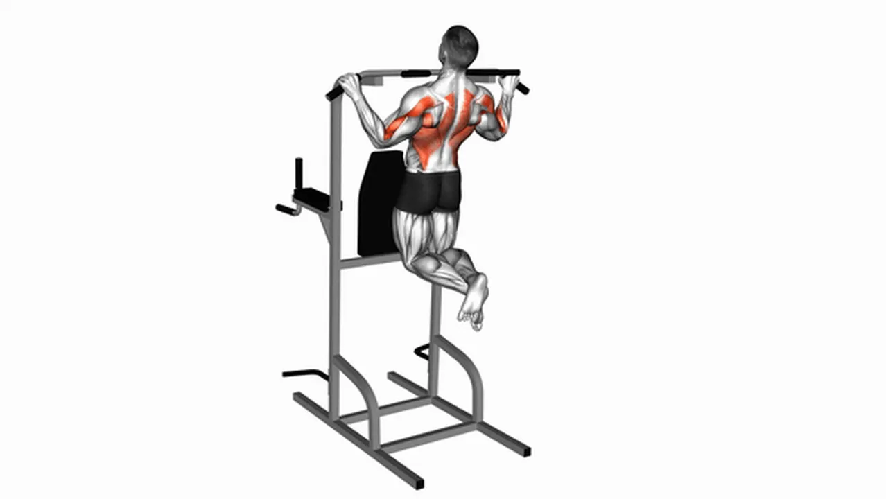 Common wide grip pull-up variations Image