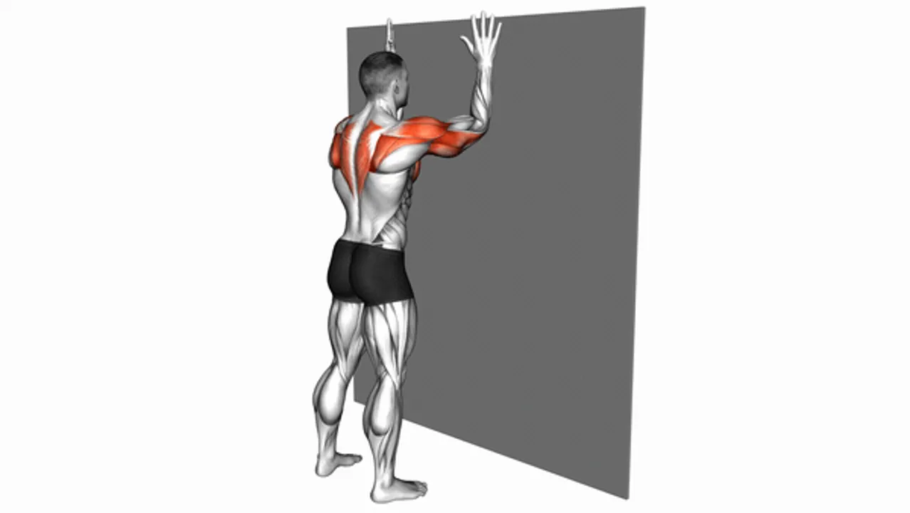 Wide Grip Wall Push-Ups