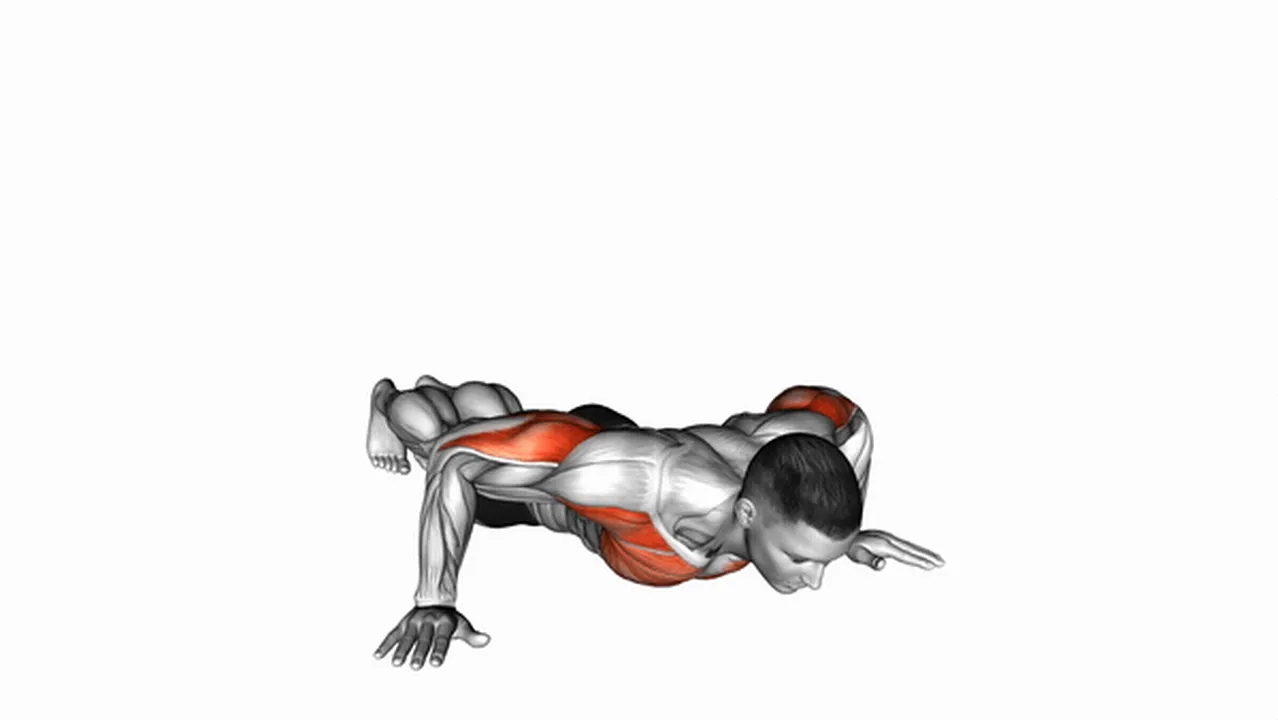 Common wide hand push-up variations Image